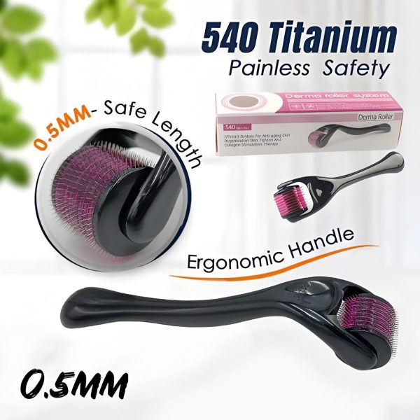 Derma Roller 540 Titanium Needle – 0.5mm